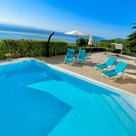Luxury Villa Eternity - Marvelous Sea View - Box Spring Beds - Opatija-Poljane Buitenkant foto