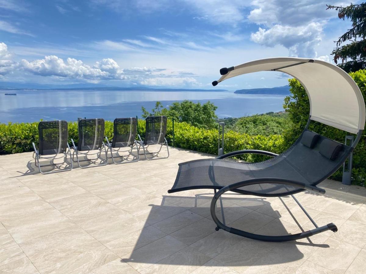 Luxury Villa Eternity - Marvelous Sea View - Box Spring Beds - Opatija-Poljane Buitenkant foto