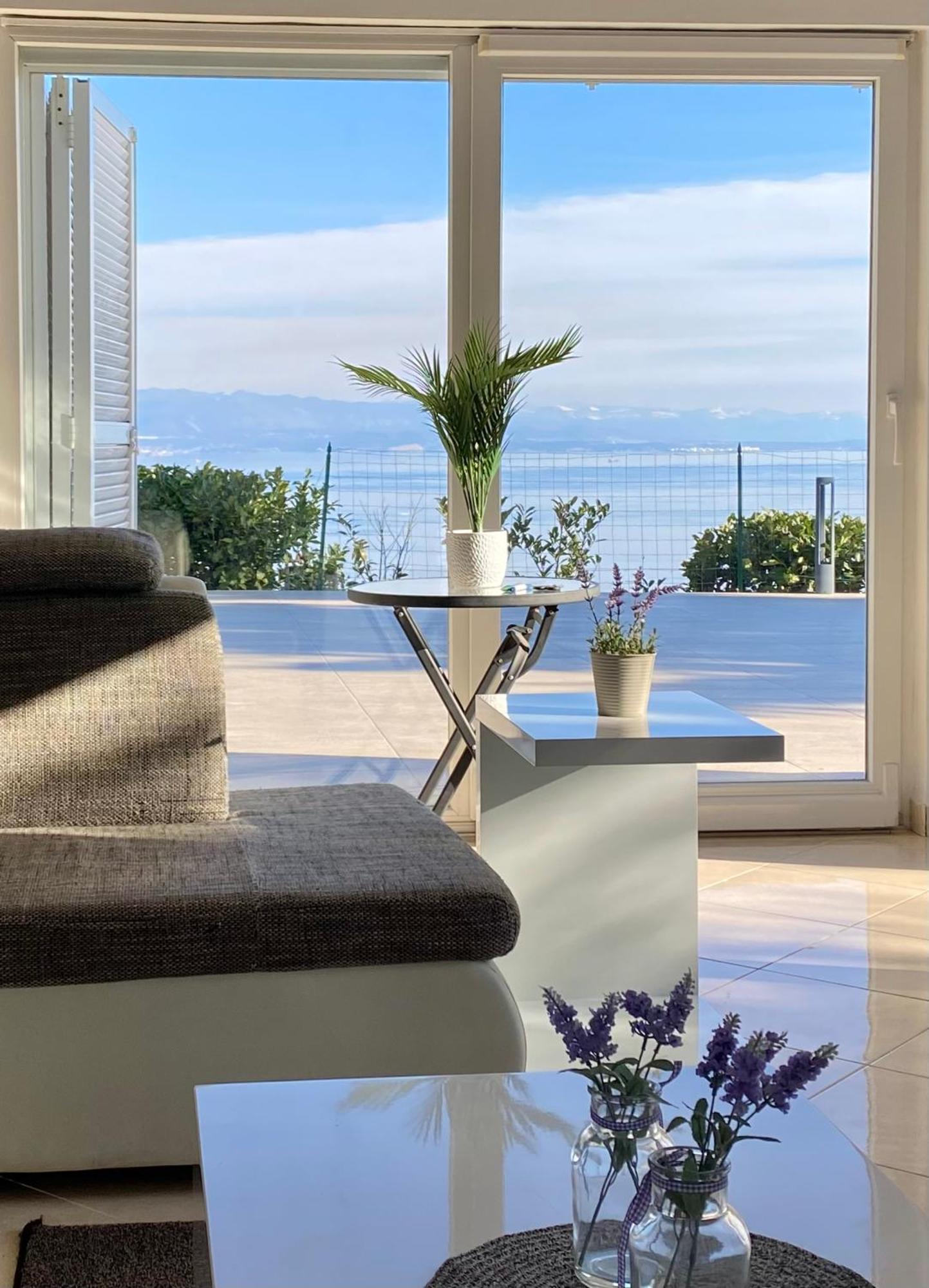 Luxury Villa Eternity - Marvelous Sea View - Box Spring Beds - Opatija-Poljane Buitenkant foto