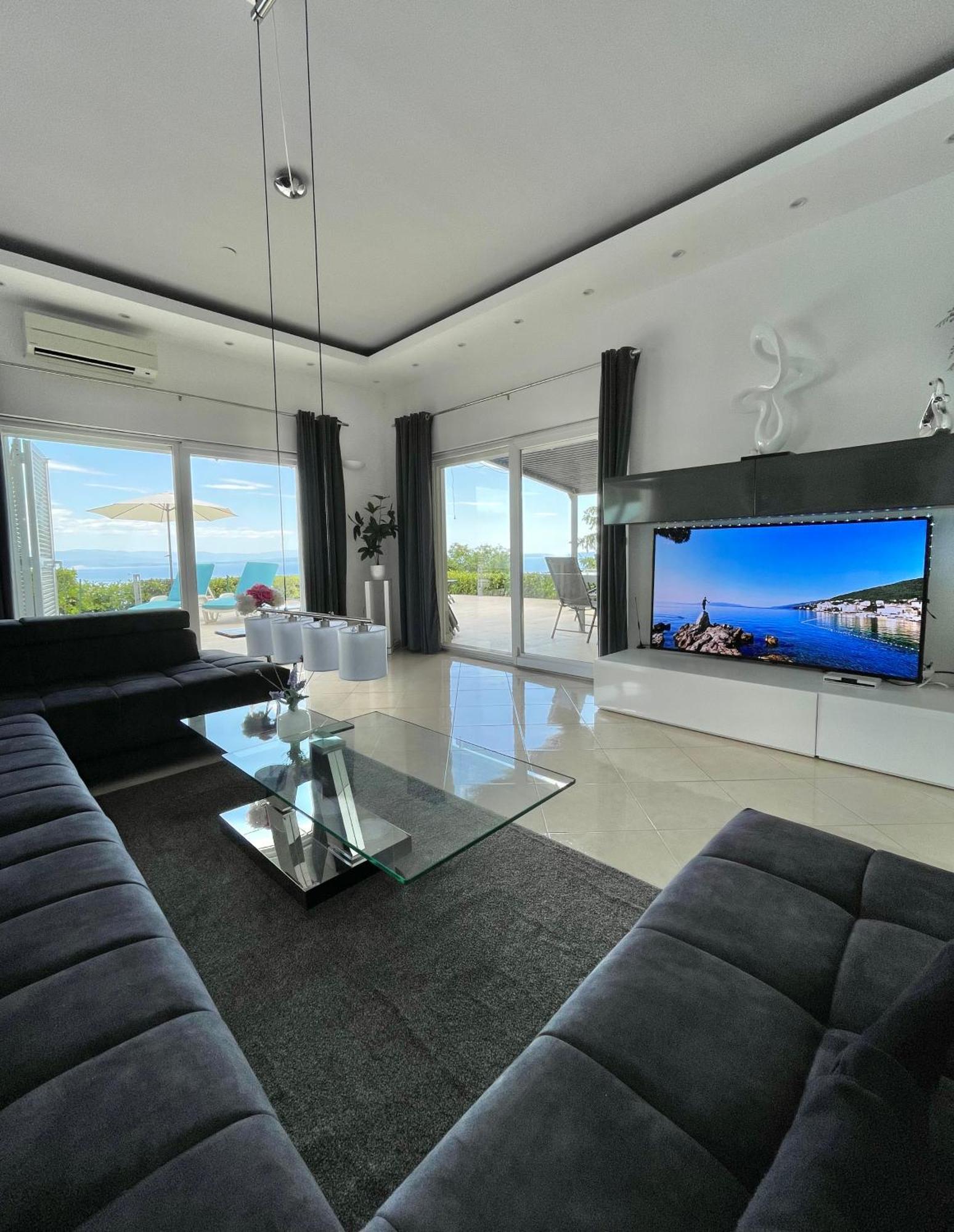 Luxury Villa Eternity - Marvelous Sea View - Box Spring Beds - Opatija-Poljane Buitenkant foto